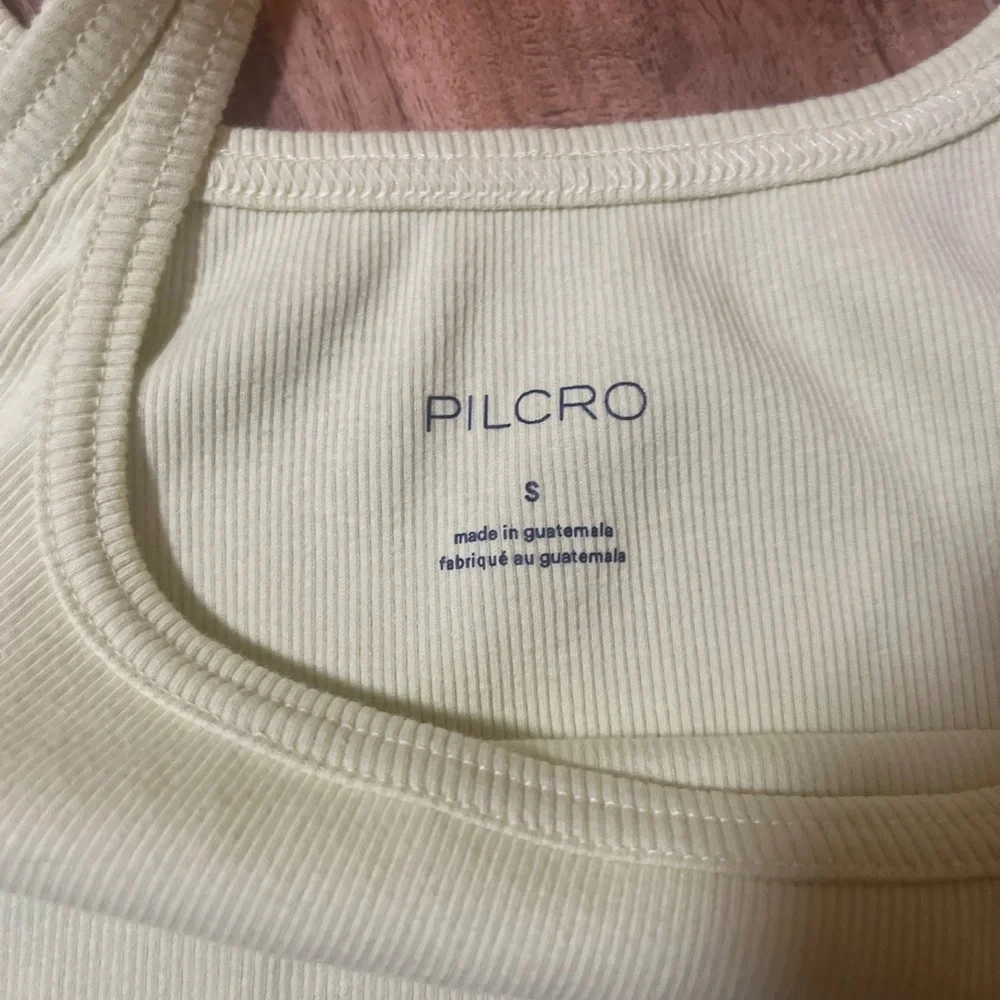 Pilcro Anthropologie NWOT Scoop Neck Tank in Chartreuse - Picture 2 of 4